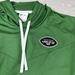Nike New York Jets On Field Dri Fit L/S Shirt Mens Size 3XL Lghtwght Hoodie NWOT